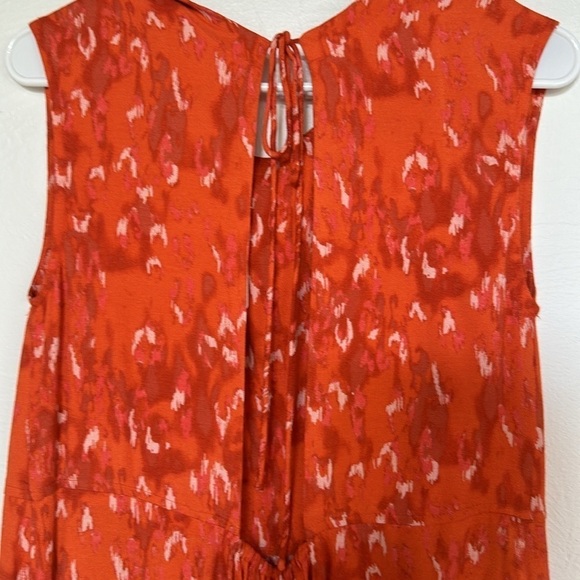 NWT Free People fake love orange animal print mini dress - Picture 7 of 9